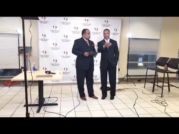 Delivering The Memo with Roland Martin at Clark Atlanta University.