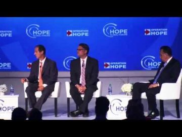 Disrupting Poverty: Henry Cisneros, Ben White (Politico), Tim Phillips (Americans for Prosperity), Steve Bartlett
