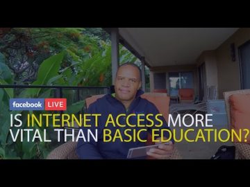 Is Internet Access More Vital Than Basic Education?