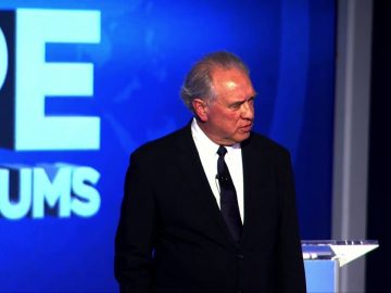 Jim Clifton & Justin Bibb at the 2017 Hope Global Forum