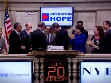 Operation HOPE Rings NYSE Euronext Closing Bell