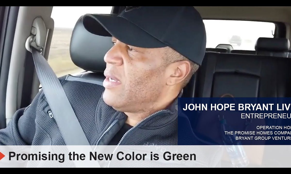 Promising the New Color is Green