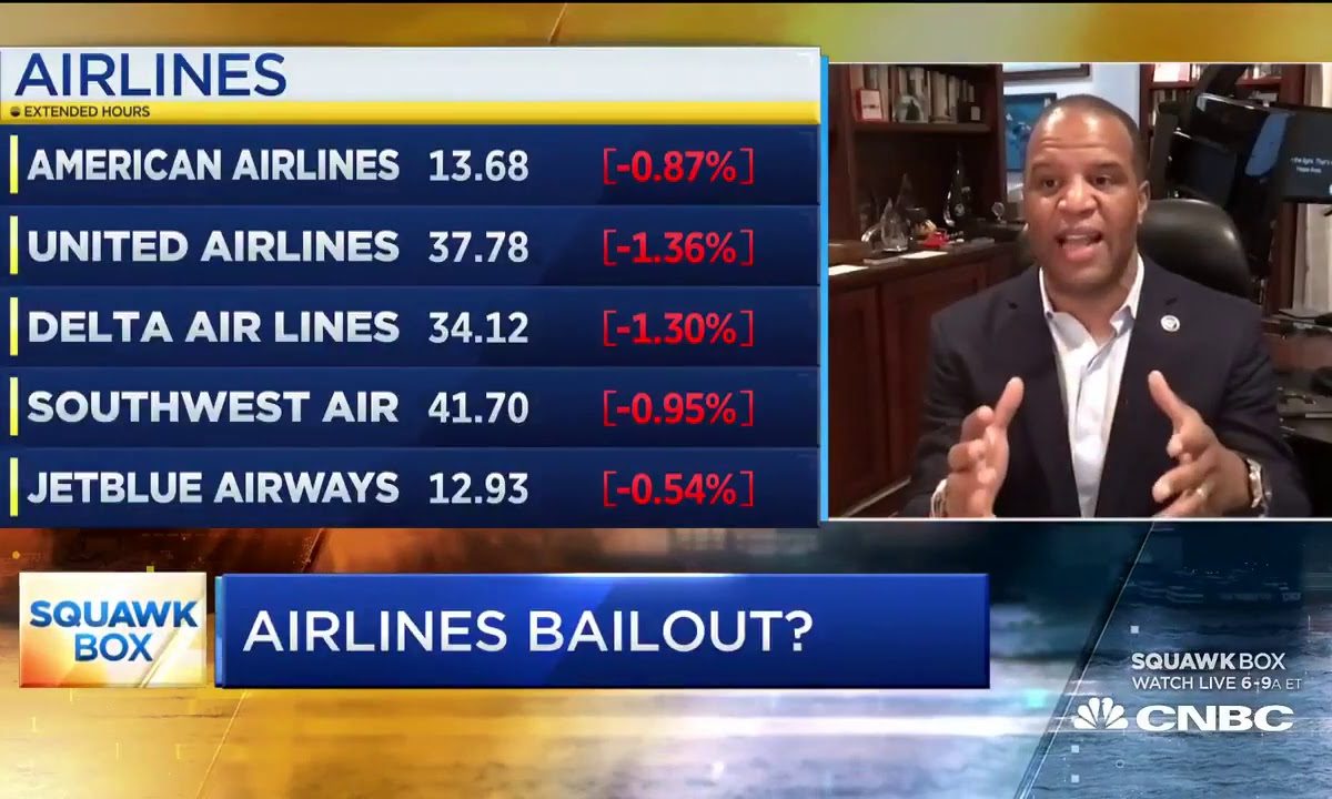 Should the Airlines Get a Bailout? We Discussed on “Squawk Box” this Week.