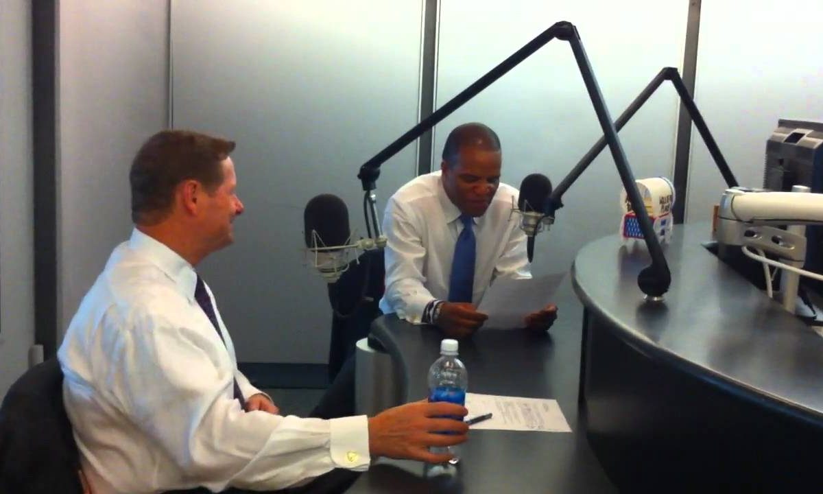 Steve Bartlett and John Hope Bryant in DC studio