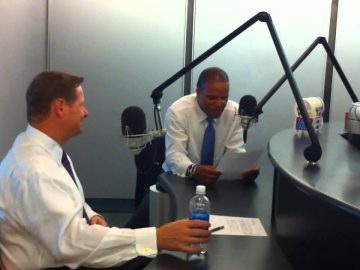 Steve Bartlett and John Hope Bryant in DC studio