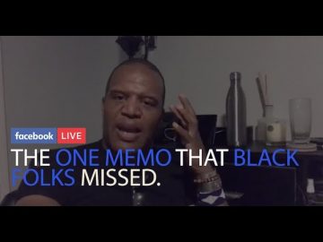 The One Memo That Black Folks Missed