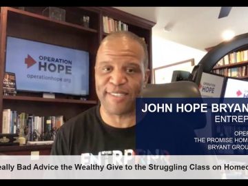 The Really Bad Advice the Wealthy Give to the Stuggling Class on Homeownership