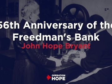 Freedman’s Bank 156th Anniversary